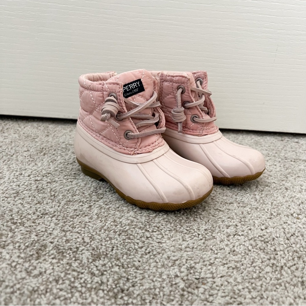Sperry Rain Boots — Toddler 7